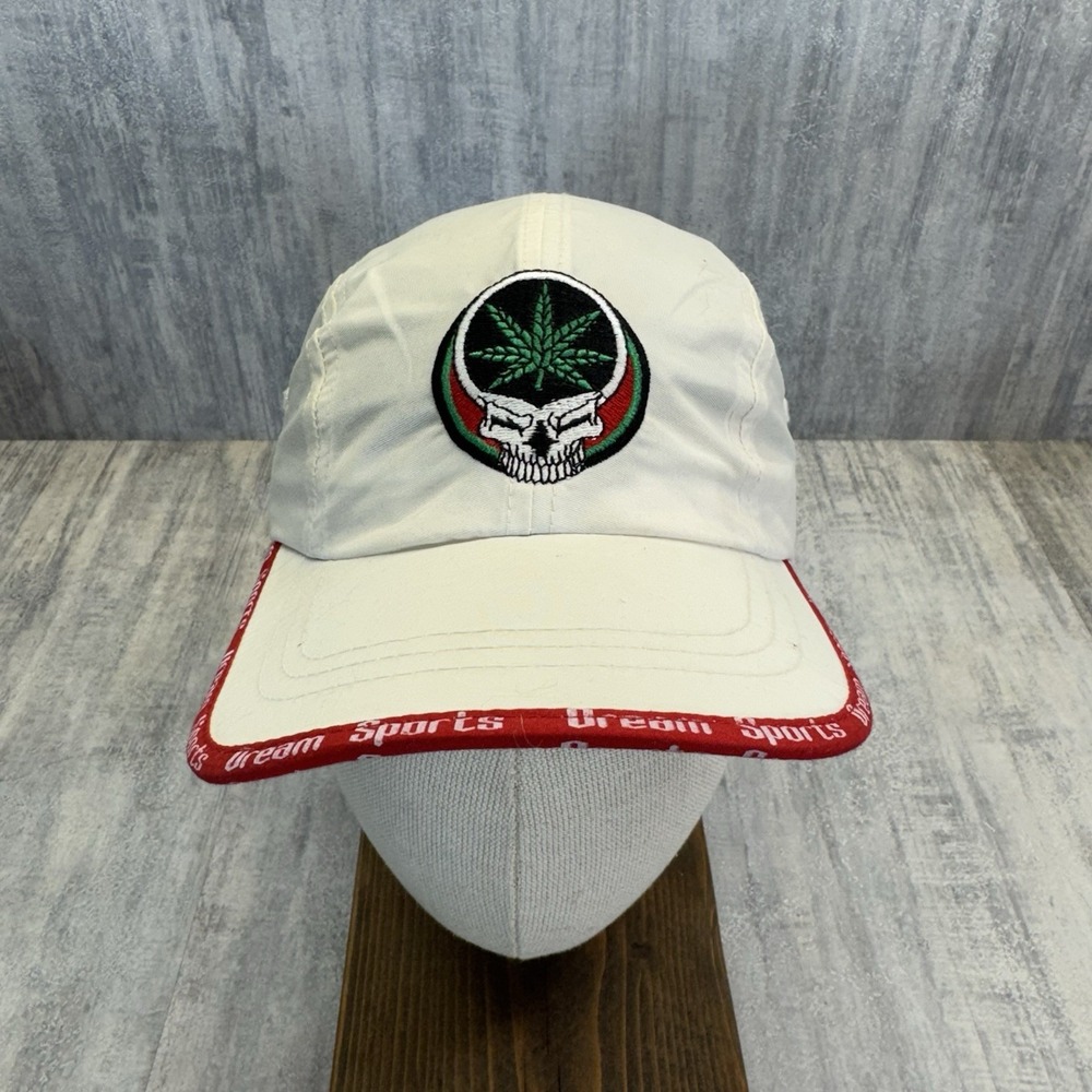 Vintage Grateful Dead Hat Steal Your Face Pot Leaf Sports Dream Nylon